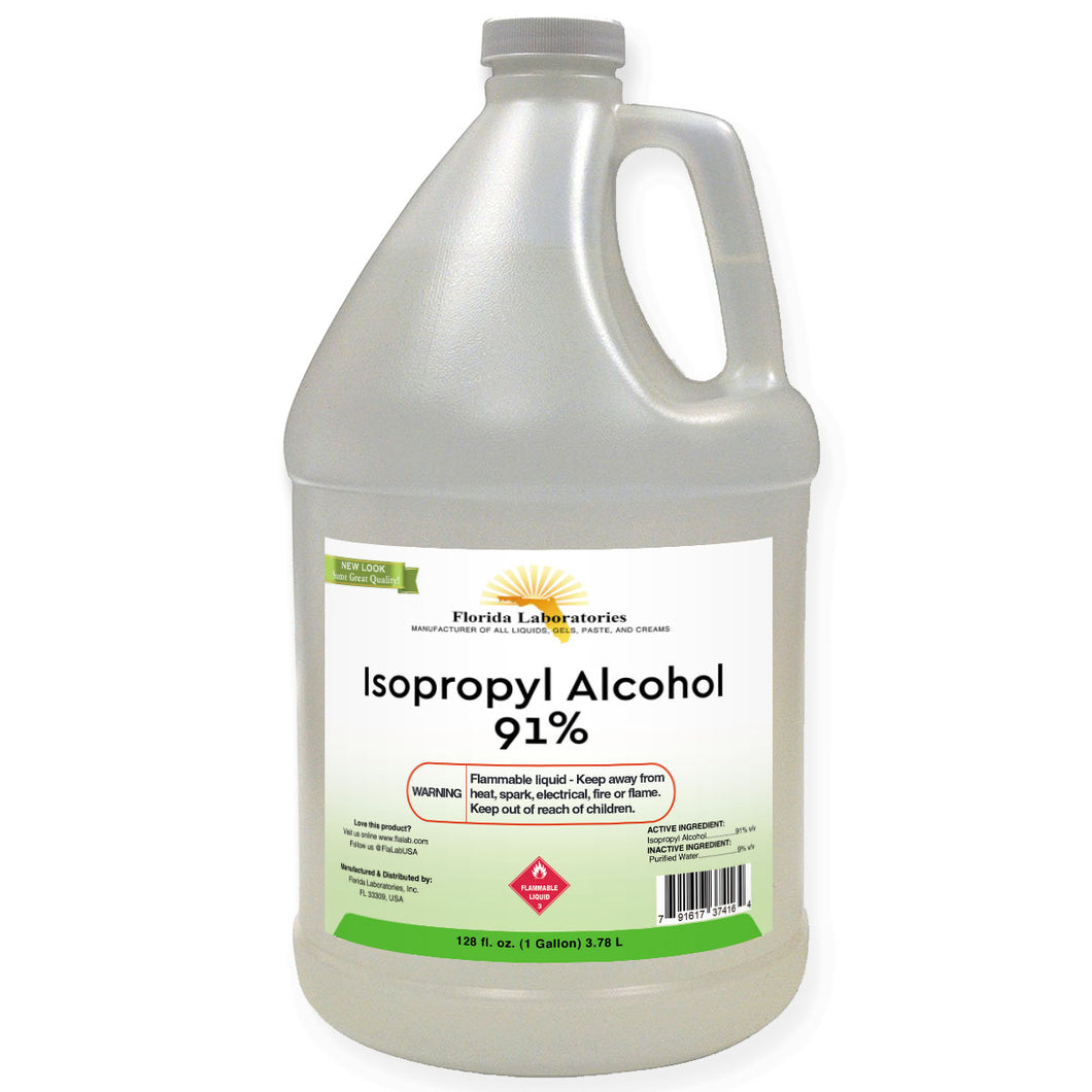 Isopropyl Alcohol 91% - 1 Gallon - Isopropyl-Alcohol.Com