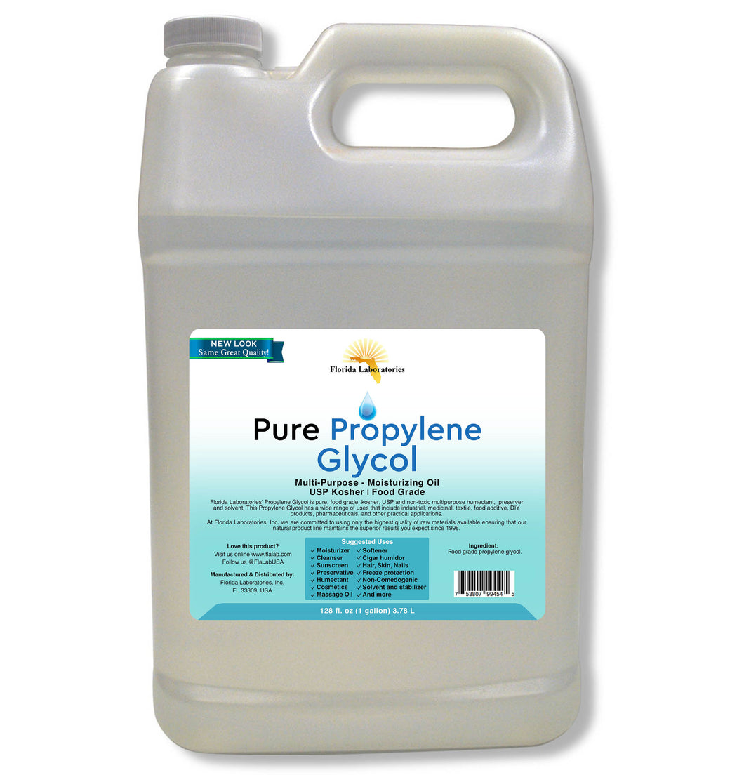 Propylene Glycol, 100% Food Grade Safe, USP, Kosher, PG - Isopropyl-Alcohol.Com