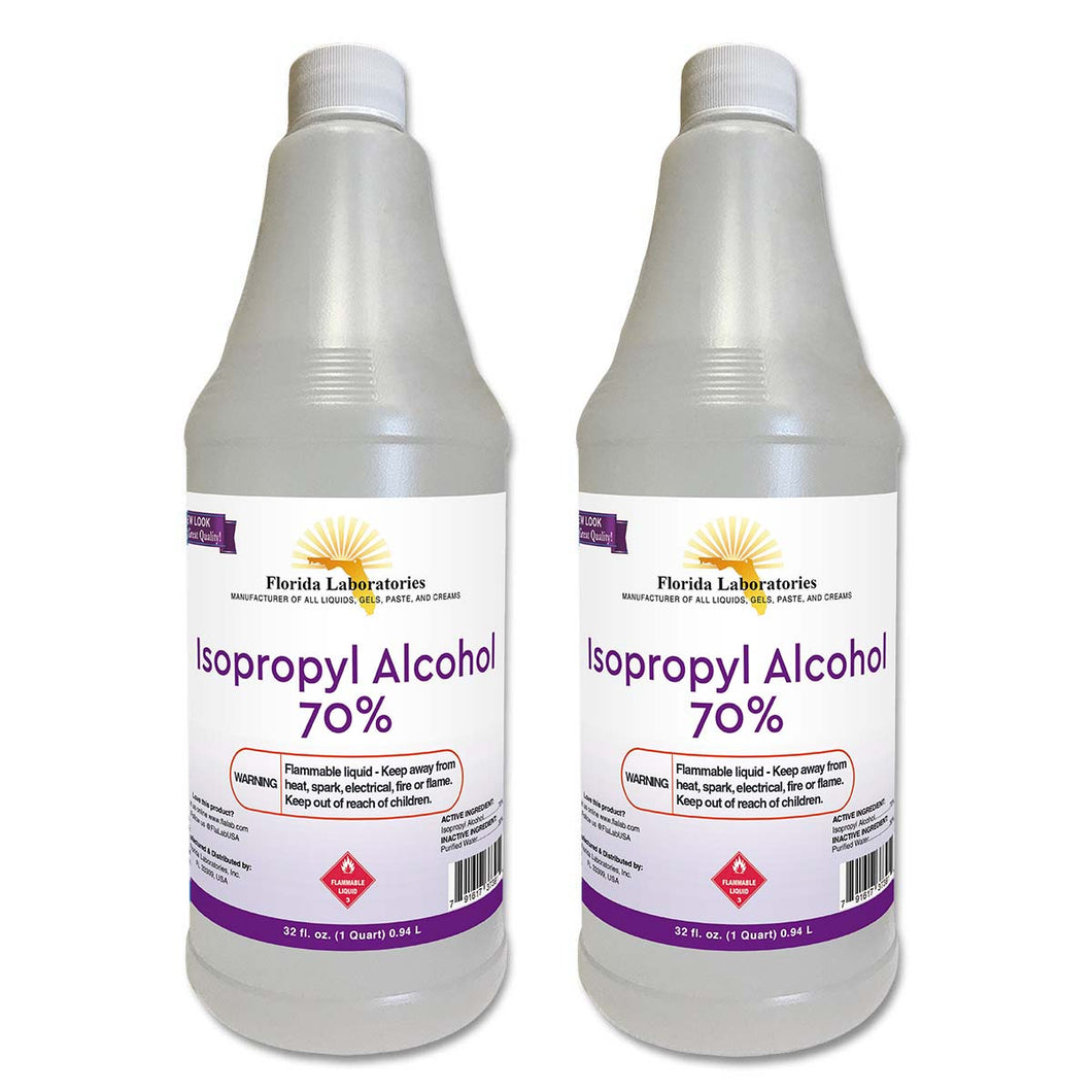 Isopropyl Alcohol 70 % - 2 Quart - Half Gallon - Isopropyl-Alcohol.Com