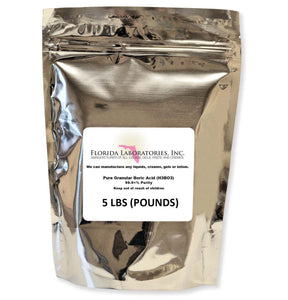 Boric Acid Powder 99.9% Pure - Multiple Sizes Available - Isopropyl-Alcohol.Com