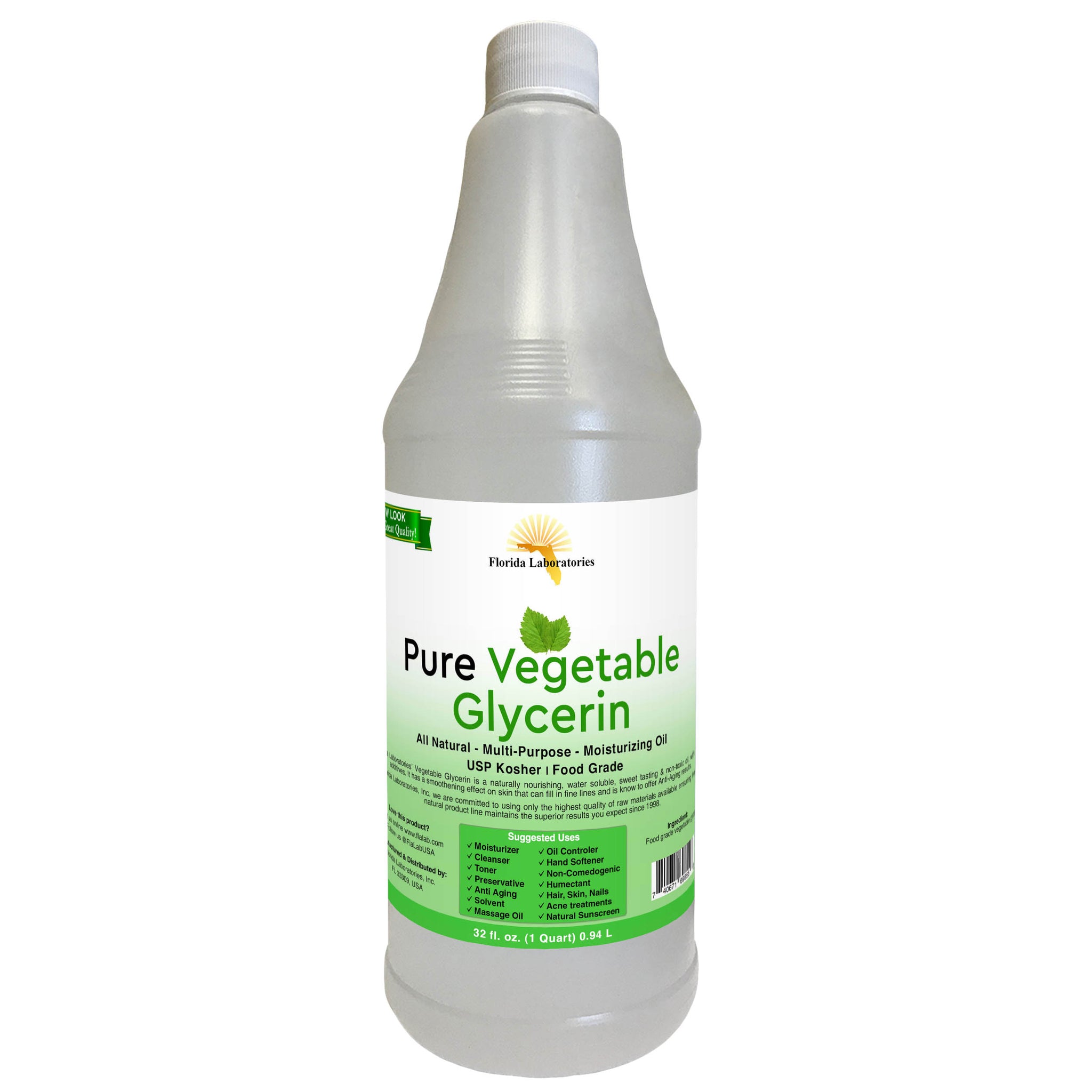 Glycerine, Vegetable 99.7% Pure USP food grade - Spiral Eyes Supplies