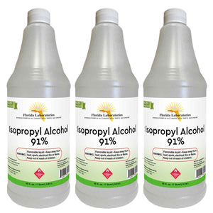 Isopropyl Alcohol 91% - 3 Quarts - Isopropyl-Alcohol.Com