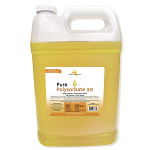 Polysorbate 20, Solubilizer, USP, Kosher, 100% Food Grade Safe - Multiple Sizes Available - Isopropyl-Alcohol.Com